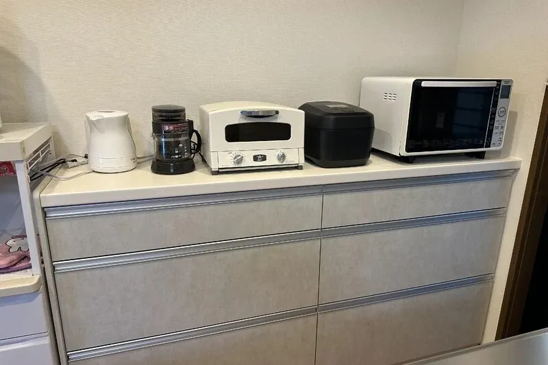 引き出しタイプの収納を設置