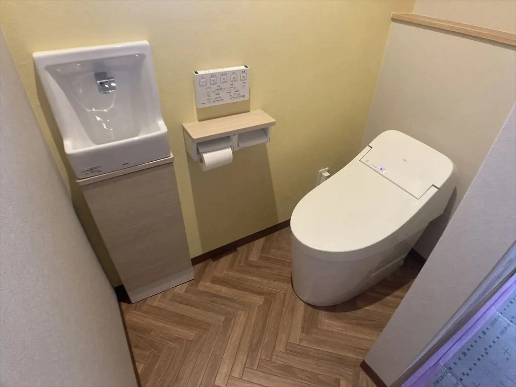 改修後のトイレ