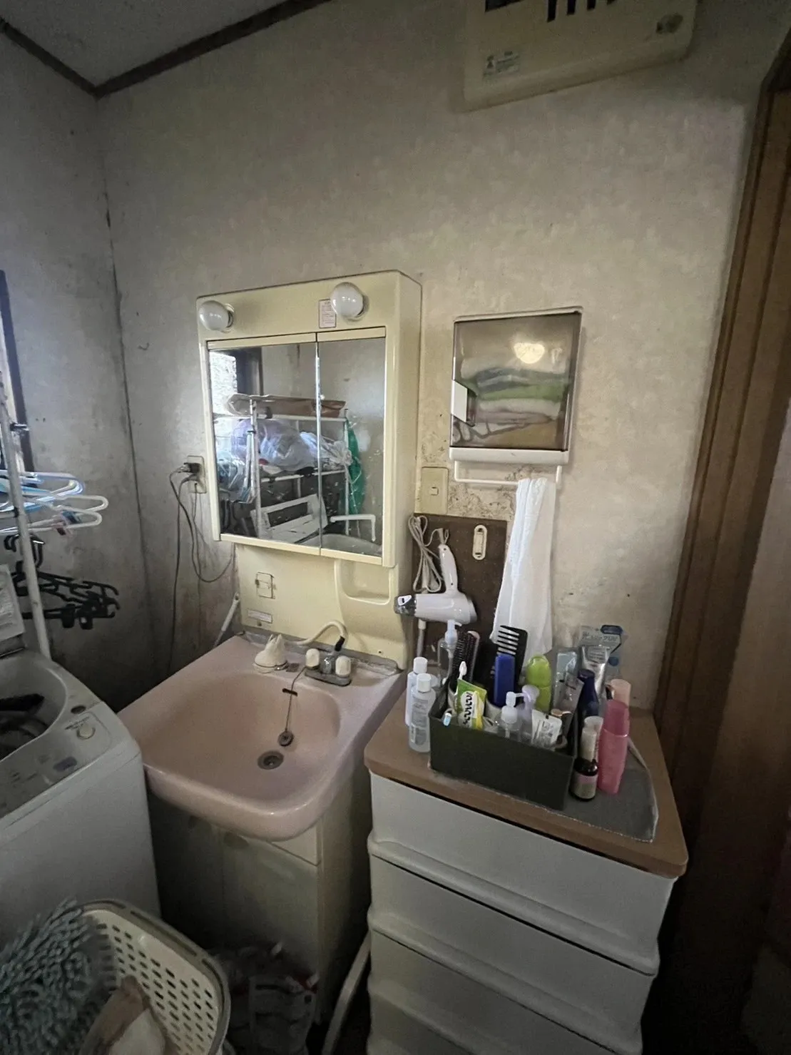 改修前の洗面所