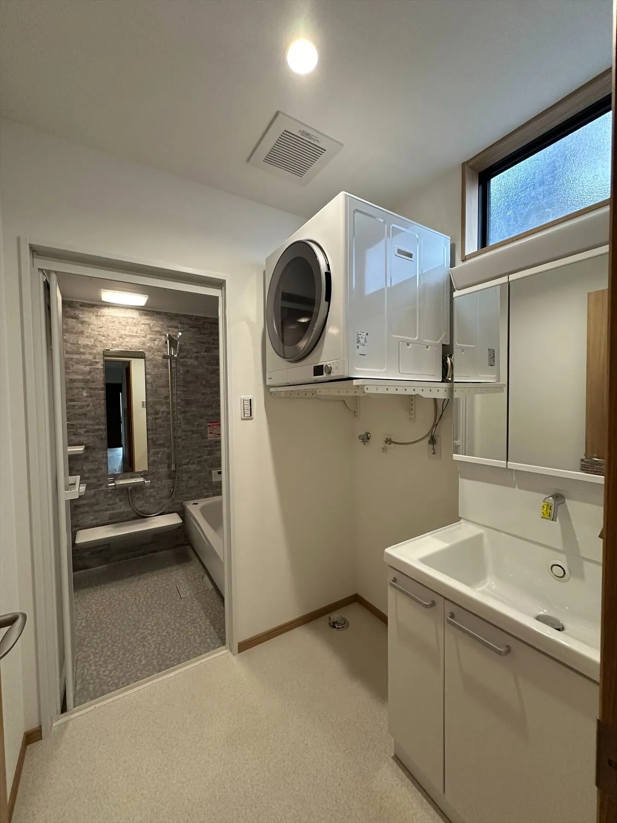 リノベ後の洗面所