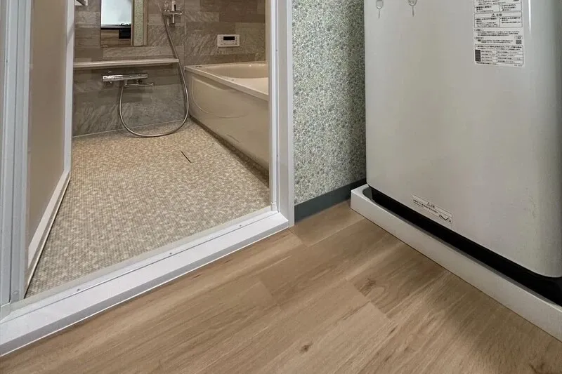 段差がなくなり、フラットに