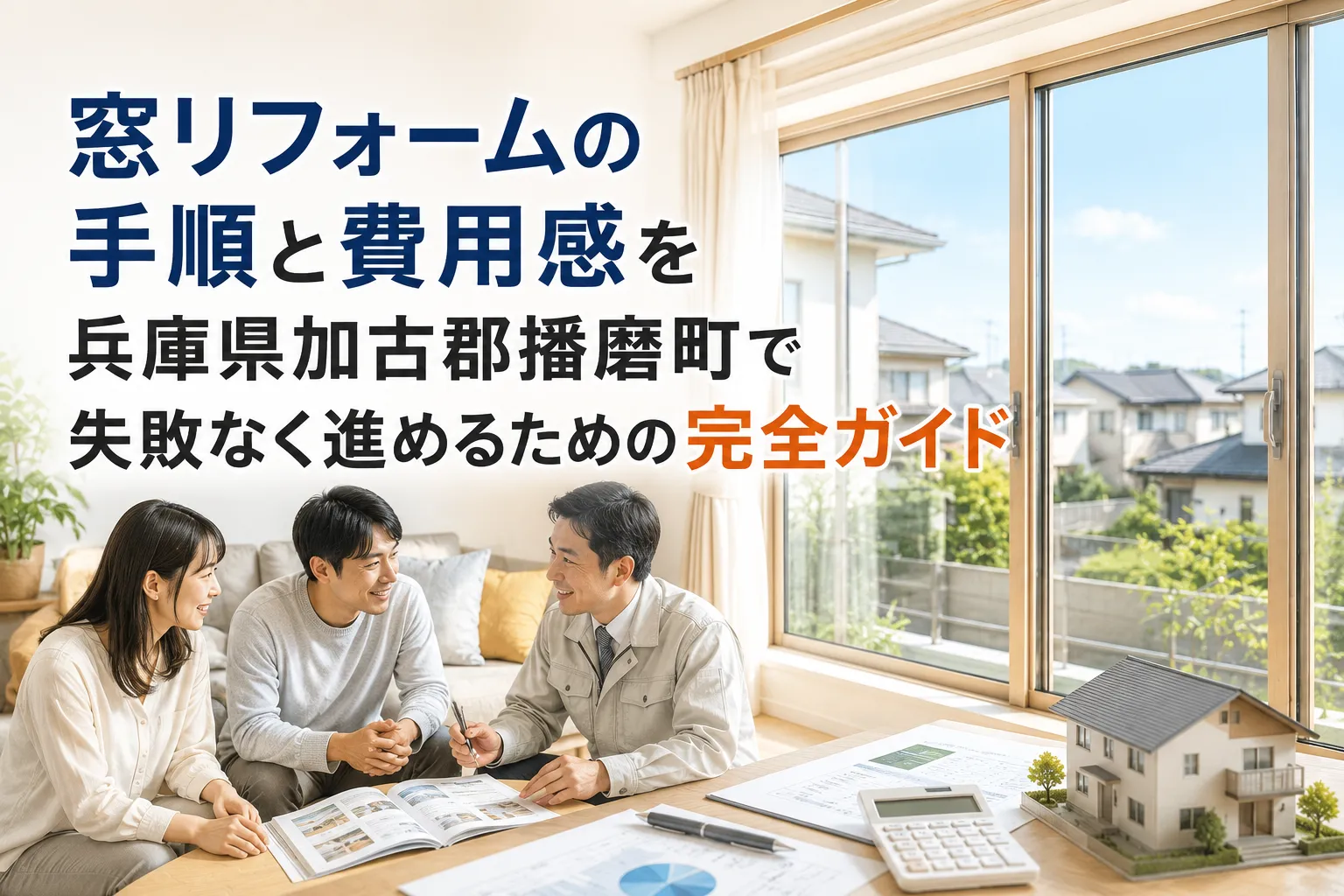 窓リフォームの手順と費用感を兵庫県加古郡播磨町で失敗なく進めるための完全ガイド