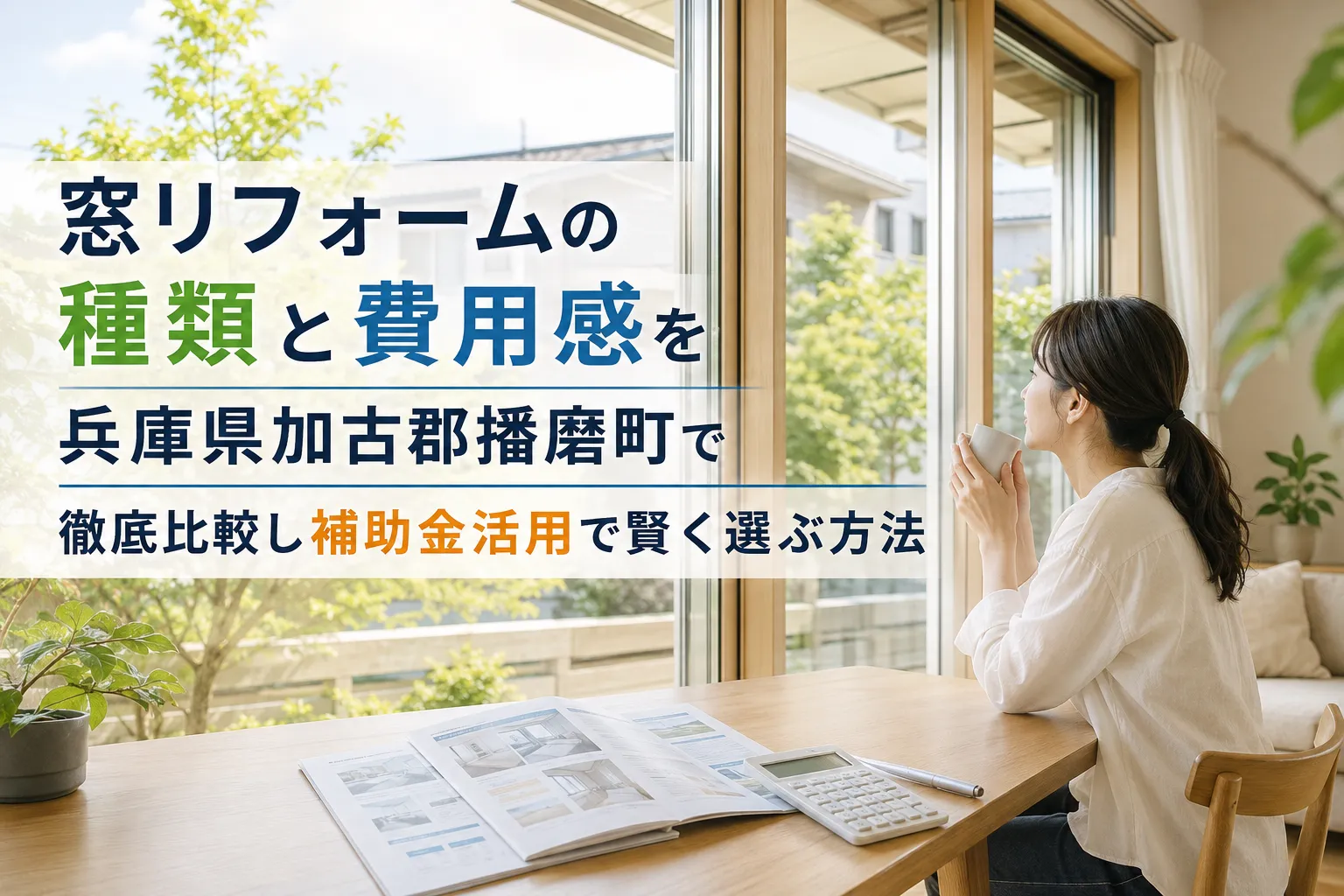 窓リフォームの種類と費用感を兵庫県加古郡播磨町で徹底比較し補助金活用で賢く選ぶ方法