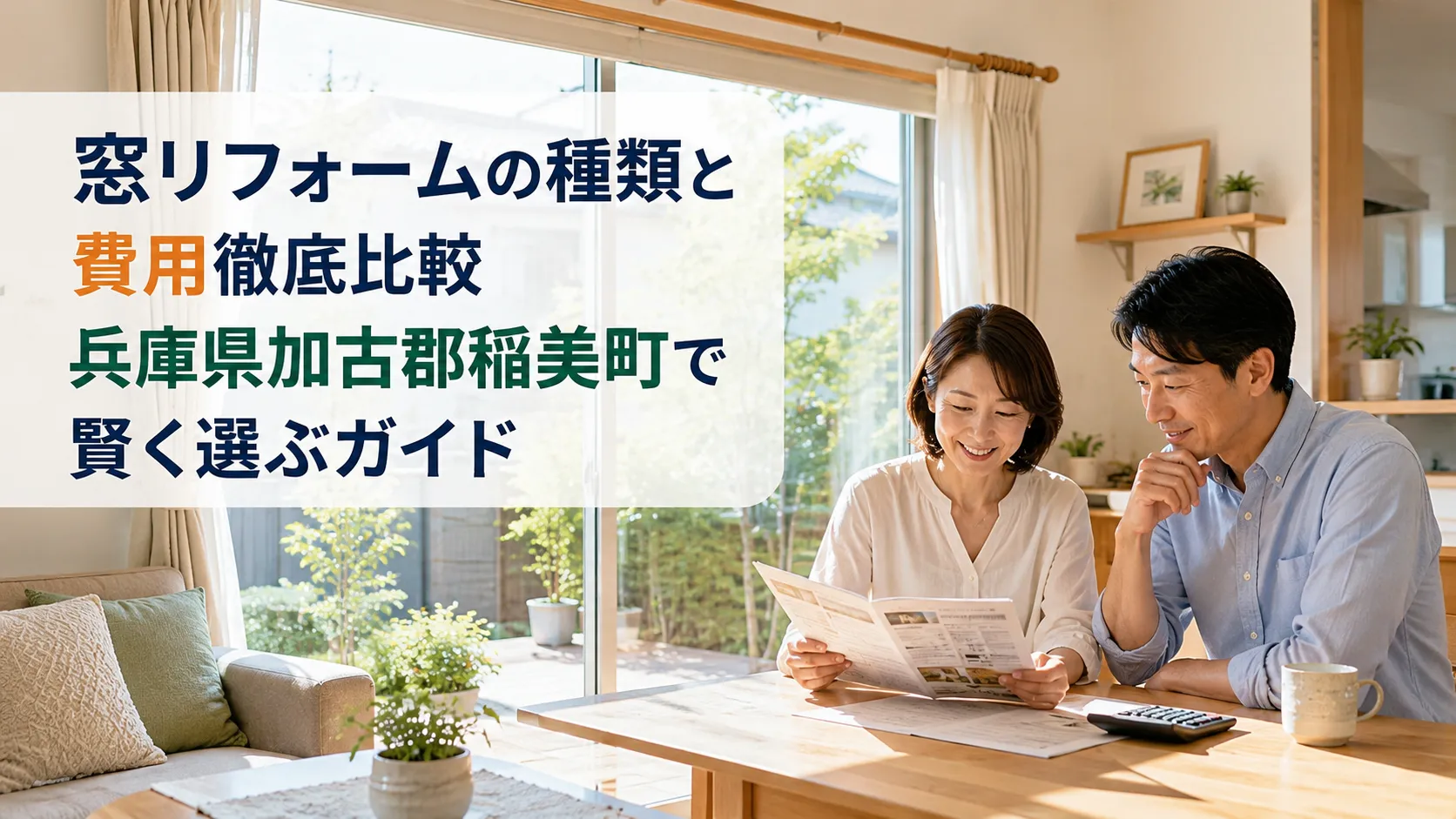 窓リフォームの種類と費用徹底比較兵庫県加古郡稲美町で賢く選ぶガイド