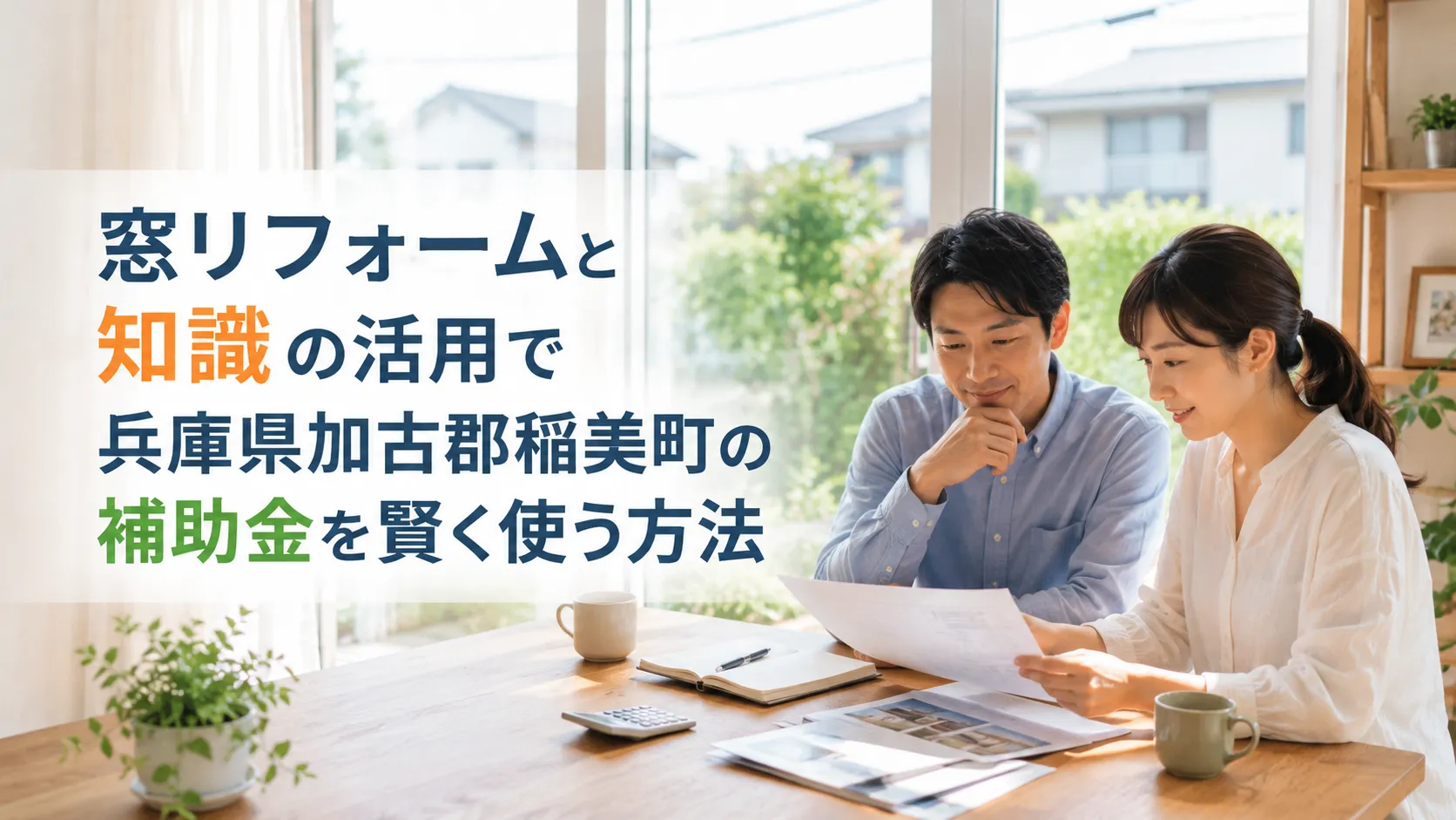 窓リフォームと知識の活用で兵庫県加古郡稲美町の補助金を賢く使う方法