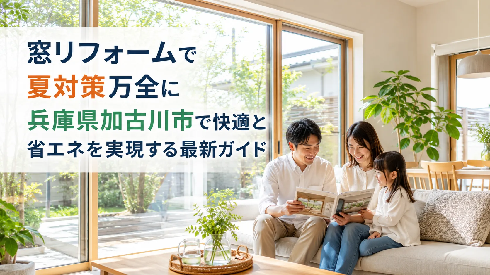 窓リフォームで夏対策万全に兵庫県加古川市で快適と省エネを実現する最新ガイド